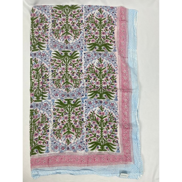 Julia Amory Other - Julia Amory Mughal Jardin Rectangular Tablecloth Fabric 42.5" x 66"